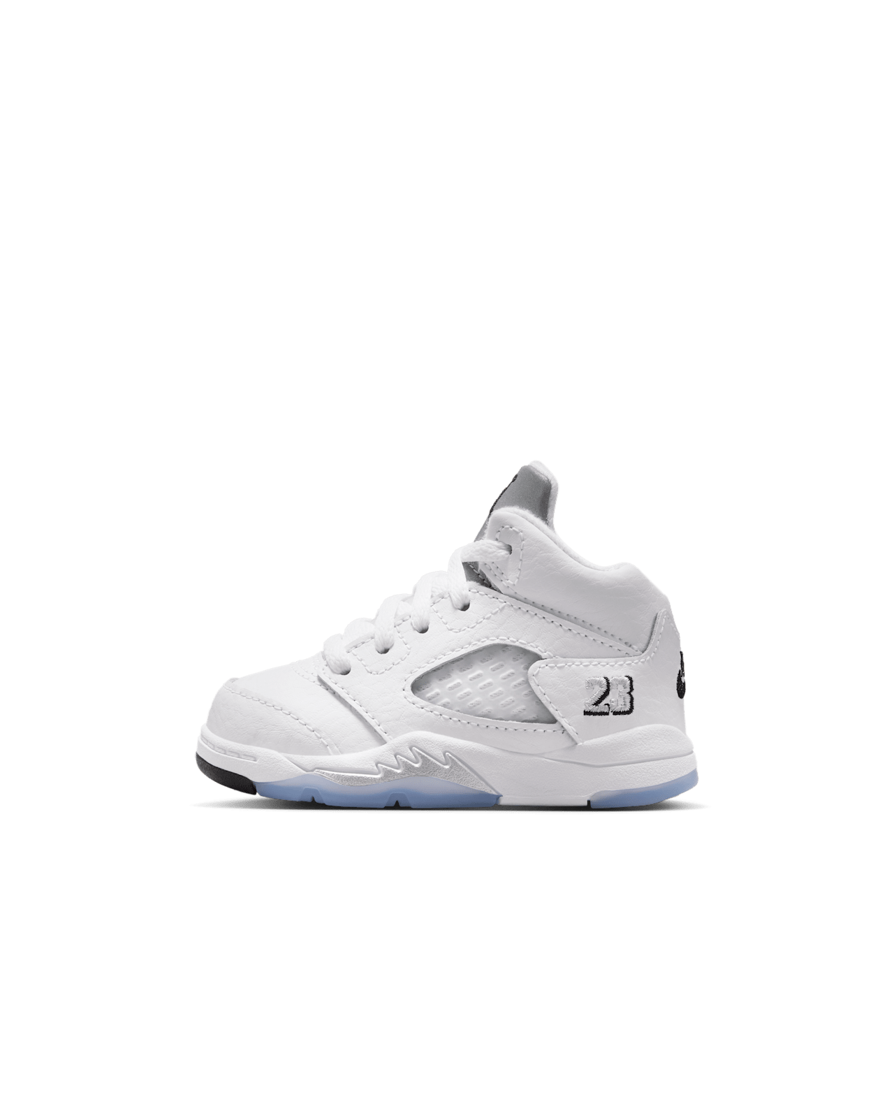 NIKE公式】エア ジョーダン 5 レトロ OG 'White and Metallic Silver